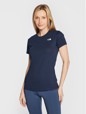 The North Face The North Face T-Shirt Simple Dome NF0A4T1A Tmavomodrá Regular Fit