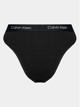 Calvin Klein Underwear Braziljske Spodnje Hlačke High Waist Brazilian 000QF7223E Črna