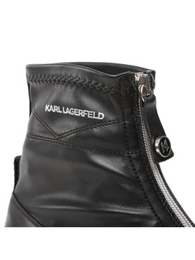 KARL LAGERFELD Škornji KL43260 Črna