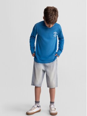 minoti minoti Szorty jeansowe 29SHORT252 Błękitny Regular Fit