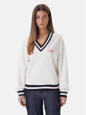 Guess Guess Pulóver GUESS x NORTH SAILS W6GQ11 K3480 Ekru Regular Fit