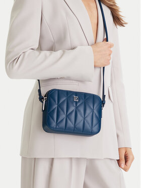 Calvin Klein Calvin Klein Kabelka Quilted Double Zip Camera Bag LV04F3328G Modrá