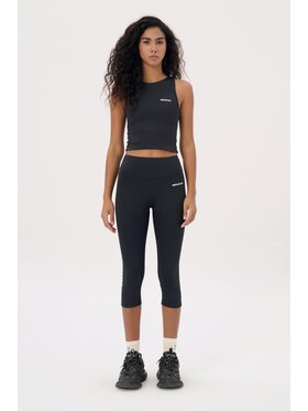 Misaga Misaga Legginsy Raven Leggings Czarny Slim Fit