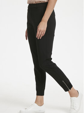 InWear InWear Bavlnené nohavice Nica 30100753 Čierna Casual Fit