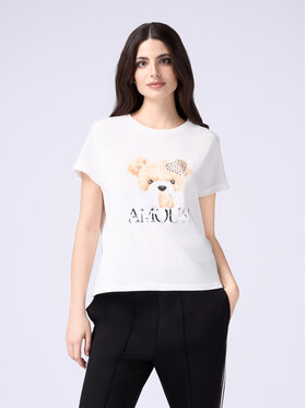 Oltre Oltre T-shirt G428J004241N011 Bianco Regular Fit