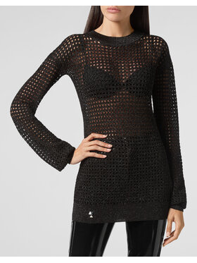 PHILIPP PLEIN PHILIPP PLEIN Mikina 11243 Černá Regular Fit