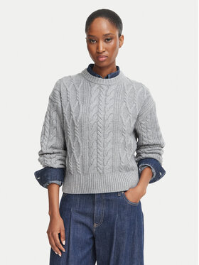 Tommy Hilfiger Tommy Hilfiger Пуловер WW0WW51396 Светлосив Regular Fit