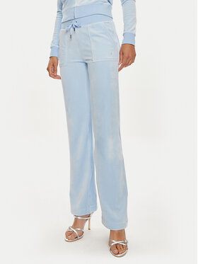 Juicy Couture Juicy Couture Teplákové nohavice Del Ray JCAP180 Modrá Straight Fit