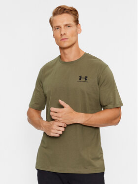 Under Armour Under Armour T-Shirt Ua M Sportstyle Lc Ss 1326799 Khaki Loose Fit