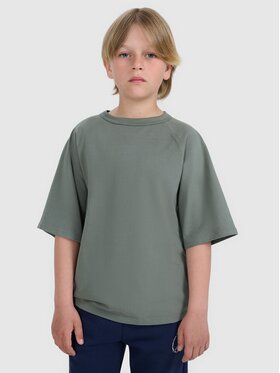 4F 4F T-Shirt 4FJWAW25TTSHM2411-23S Szary Active Fit