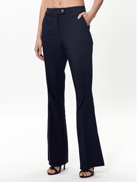 Tommy Hilfiger Tommy Hilfiger Pantaloni di tessuto WW0WW38598 Blu scuro Tailored Fit