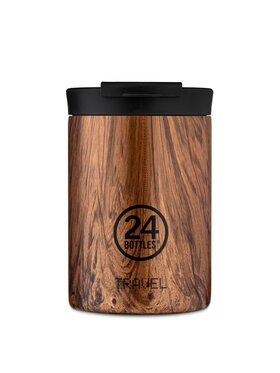 24Bottles 24Bottles Kubek termiczny Travel Tumbler Brązowy