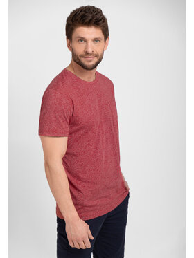 Volcano Volcano T-Shirt T-MEIL Czerwony Regular Fit