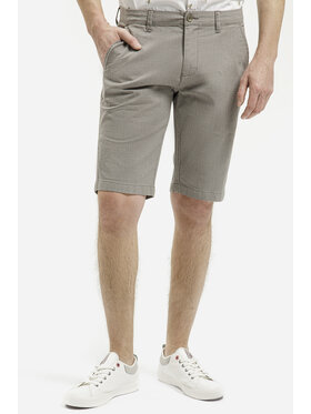 Cross Jeans Cross Jeans Szorty materiałowe A 565-621 Szary Chino Fit