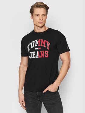 Tommy Jeans Tommy Jeans T-Shirt Entry Collegiate DM0DM12421 Μαύρο Regular Fit