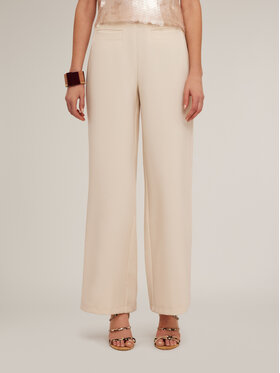 Motivi Motivi Pantaloni di tessuto P196Q003749N002 Crema Over Fit