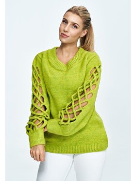 FIGL FIGLFIGL Maglione M908 Verde Oversize