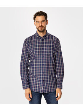 Lee Cooper Lee Cooper Koszula NEW TENBY Granatowy Comfort Fit