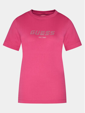 Guess T-shirt Eleanora V4RI10 K8HM4 Ružičasta Regular Fit