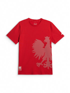 4F 4F Tričko STREFA KIBICA Červená Regular Fit