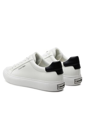 Calvin Klein Superge Vulcanized Lace Up Lth HW0HW02037 Bela