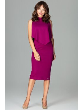 Lenitif Lenitif Šaty K480 Ružová Regular Fit