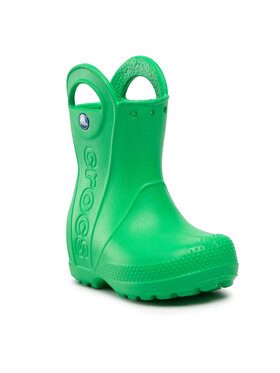 Crocs Gumijasti škornji Handle It Rain Boot Kids 12803 Zelena