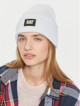CATerpillar CATerpillar Müts Label Cuff 1090026 Valge