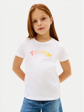 Tommy Hilfiger Tommy Hilfiger T-shirt KG0KG09246 Bianco Regular Fit