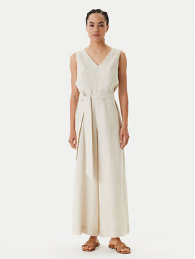 United Colors Of Benetton United Colors Of Benetton Комбінезон 4AGHDT00E Бежевий Wide Leg