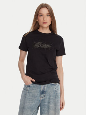 BOSS BOSS Marškinėliai C_Elogo 50551428 Juoda Slim Fit