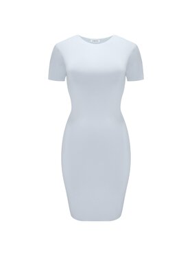 LAGOM LAGOM Sukienka codzienna Mini Błękitny Regular Fit
