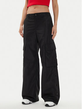 MICHAEL Michael Kors MICHAEL Michael Kors Hlače MT430O77LD Crna Wide Leg