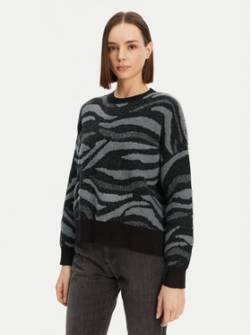 Desigual Desigual Пуловер Winnipeg 24WWJF20 Черен Regular Fit