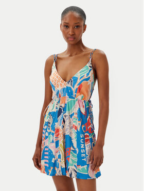 Maaji Maaji Rochie de vară Tropical Bliss Tropi PT2537CSD001 Albastru Regular Fit
