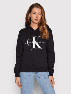 Calvin Klein Jeans Calvin Klein Jeans Pulóver J20J219141 Fekete Regular Fit