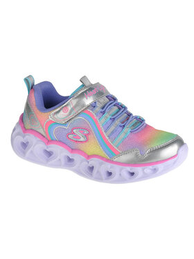 Skechers Skechers Sneakersy Skechers Heart Lights-Rainbow Lux Szary