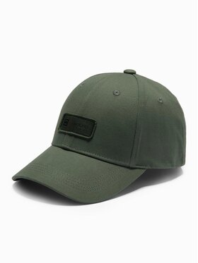Ombre Ombre Czapka z daszkiem OM-ACCS-0103 Khaki