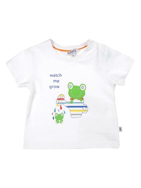 Kanz Kanz T-Shirt 1436781-1000 Biały Basic Fit