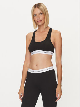 United Colors Of Benetton United Colors Of Benetton Sportinė liemenėlė 3OP81R00I Juoda