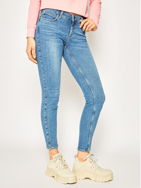 Lee Lee Jeansy Scarlett L506MXAY 112111215 Niebieski Skinny Fit