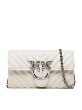 Pinko Pinko Дамска чанта Love Mini Icon Wallet C PE 23 PLTT 100062 A0GK Екрю