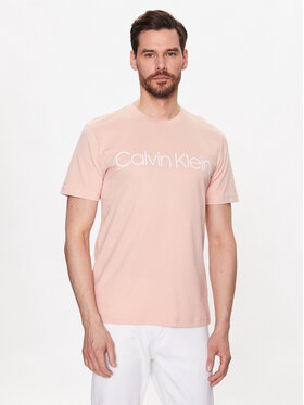 Calvin Klein Calvin Klein T-Shirt Front Logo K10K103078 Pomarańczowy Regular Fit
