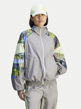 adidas by Stella McCartney adidas by Stella McCartney Mikina Earth Collage JG5793 Sivá Loose Fit