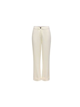 ONLY ONLY Pantaloni da donna Onlcasey life cropped pant Beige Cropped Fit
