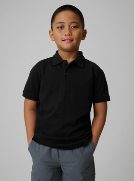 4F 4F Polo BASIC+ Czarny Regular Fit