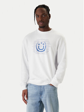 HUGO HUGO Sweatshirt Namenex 50554392 Weiß Regular Fit