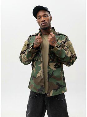 Jigga Wear Jigga Wear Kurtka wielofunkcyjna Moro Camo Wojskowa bluza taktyczna do mundur ripstop 129989 Khaki Regular Fit