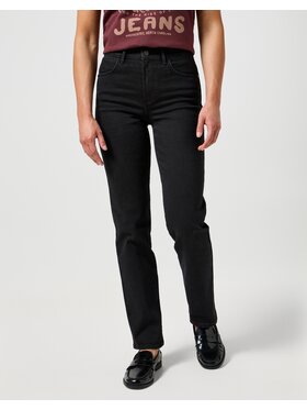 Wrangler Wrangler Jeansy STRAIGHT Czarny Straight Leg