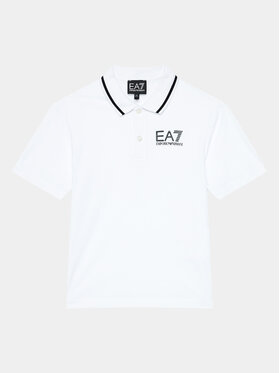 EA7 Emporio Armani EA7 Emporio Armani Polo 8NBF51 BJ02Z 1100 Biały Regular Fit